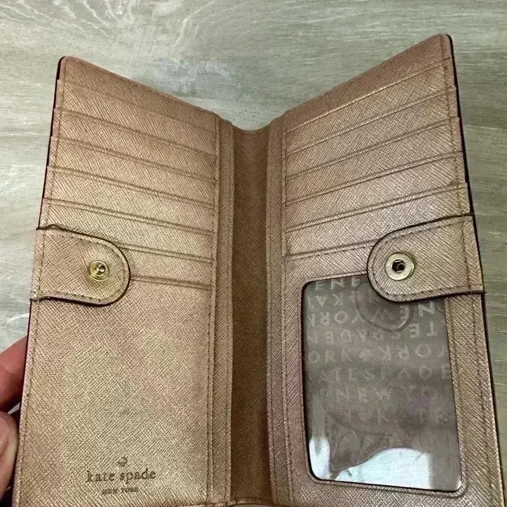 Kate Spade Rose gold wallet